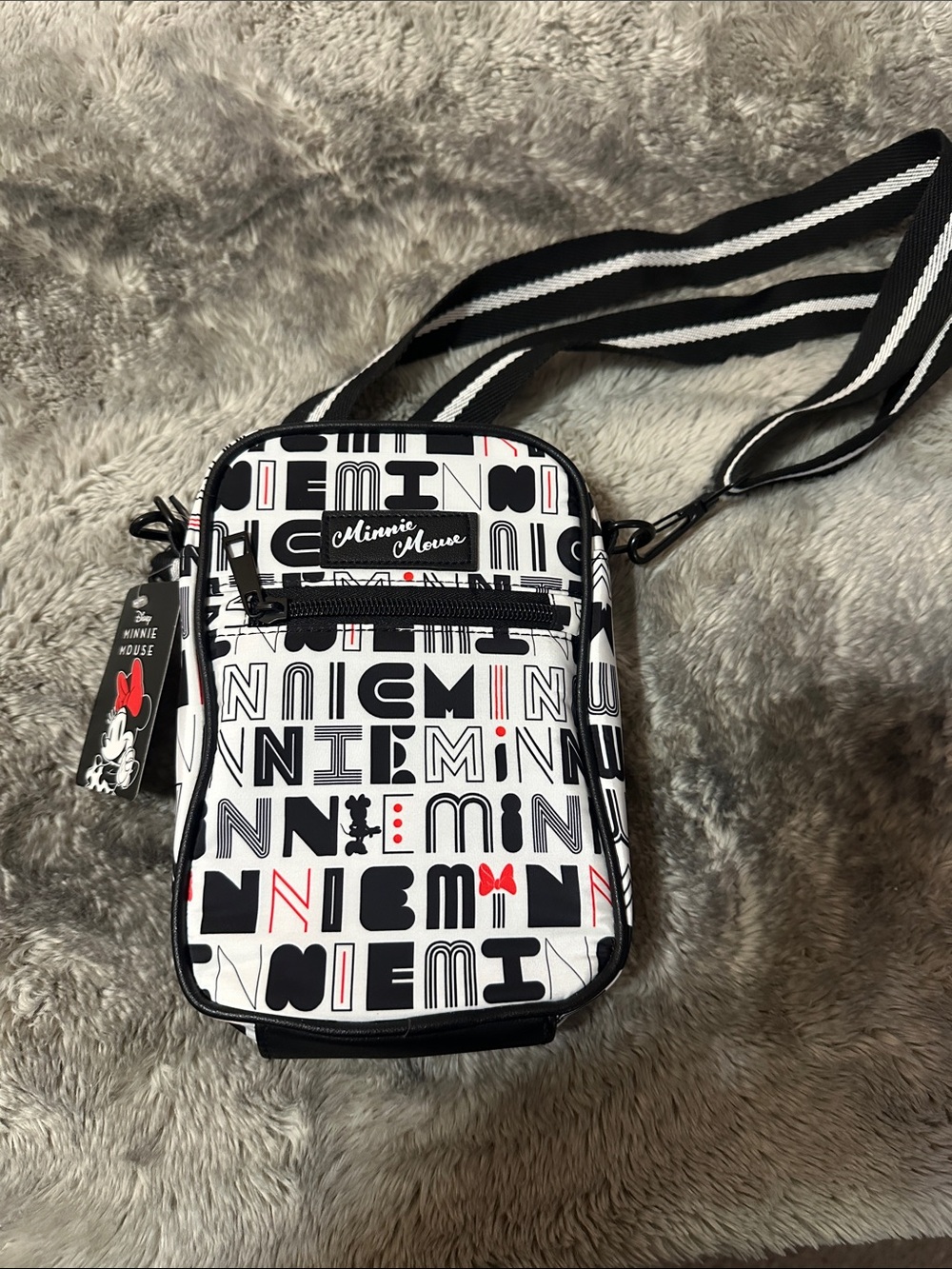 Black & White Crossbody Bag